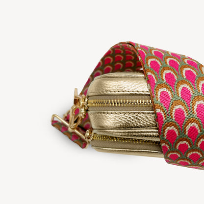 Pink Peacock Strap