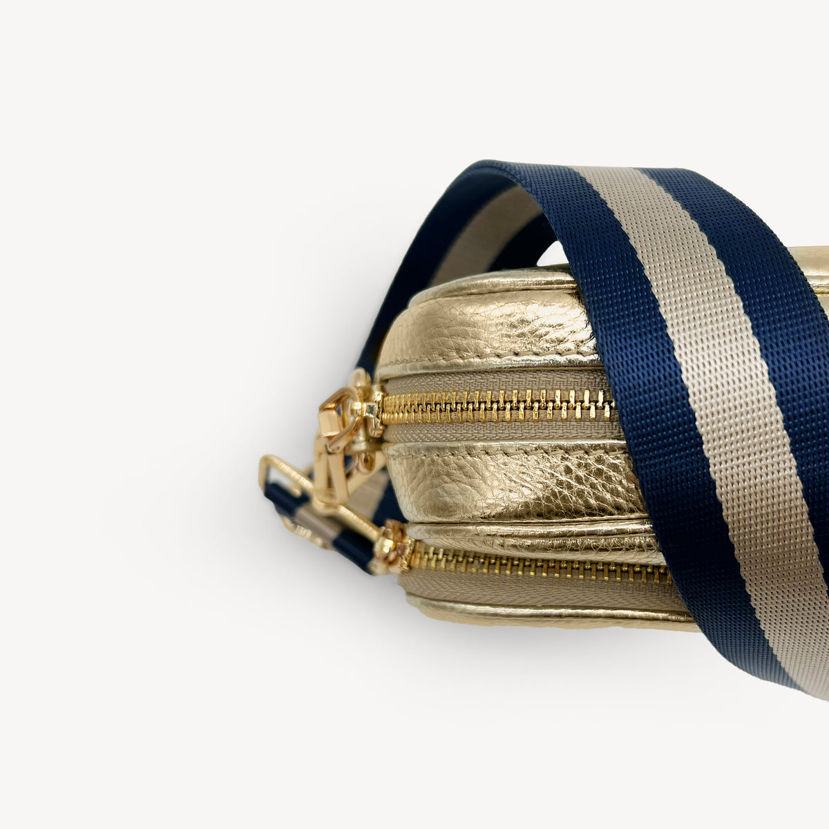 Navy & Gold Stripe Strap