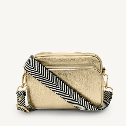Black & White Chevron Strap