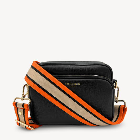 Orange, Tan & Black Stripe Strap