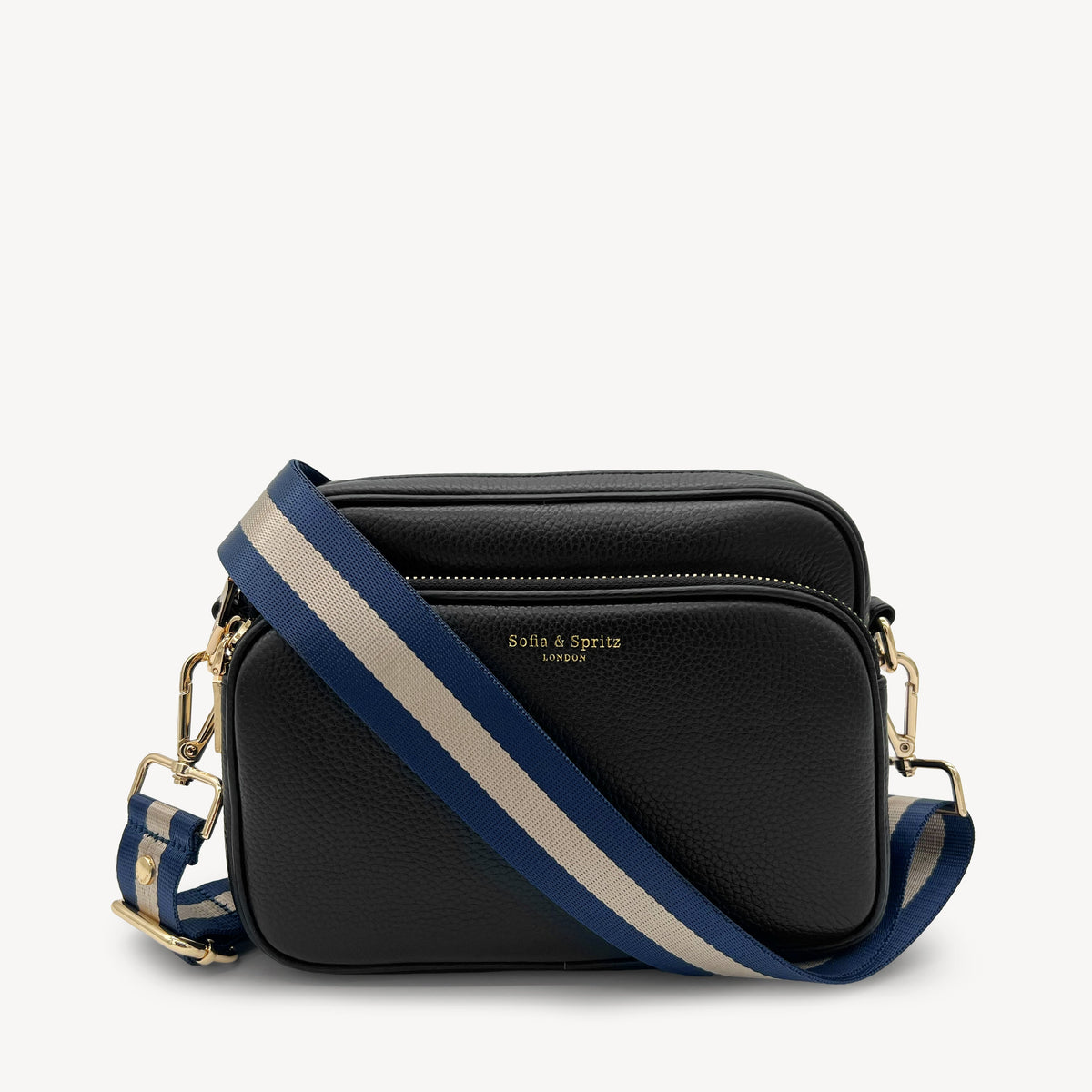 Navy & Gold Stripe Strap