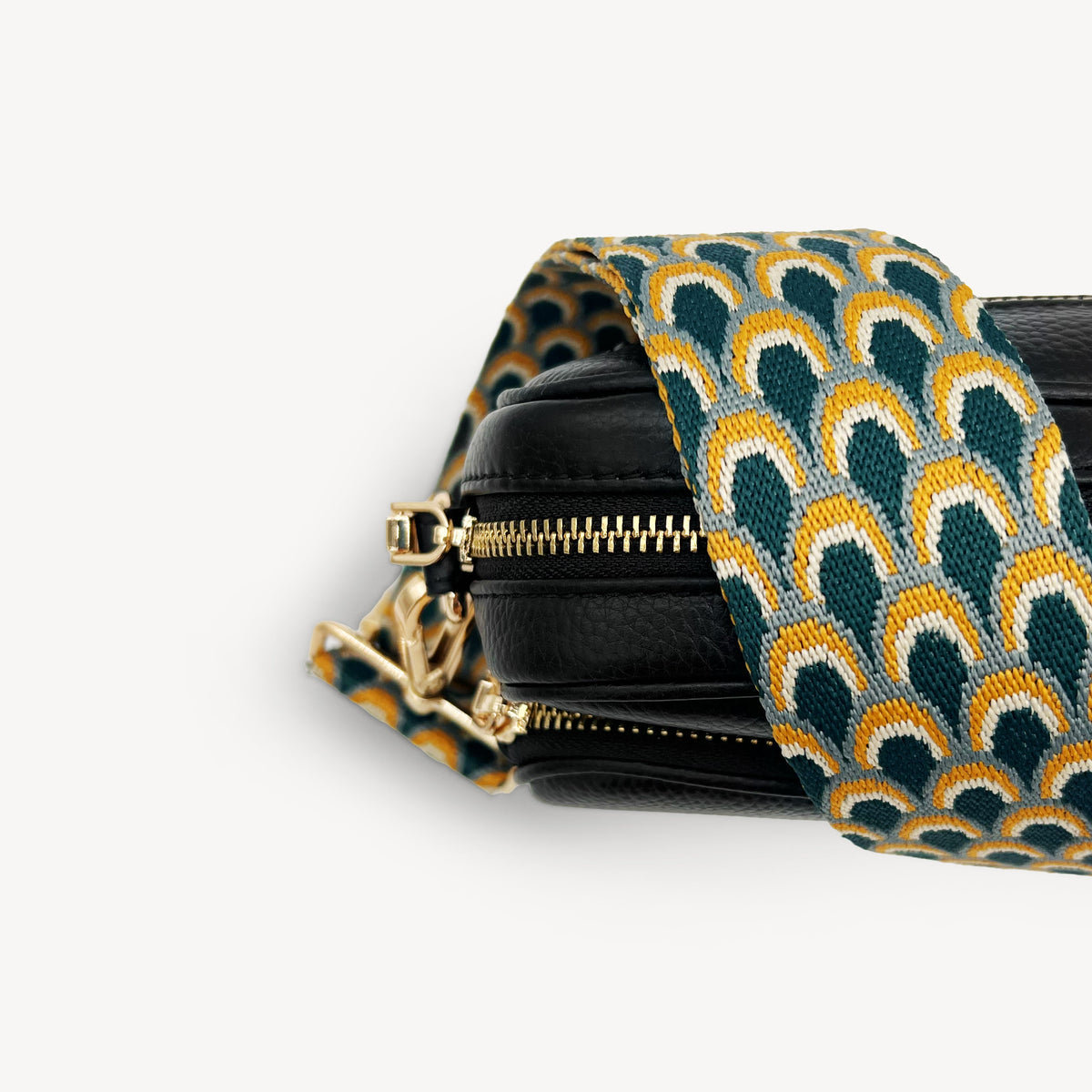 Teal Peacock Strap