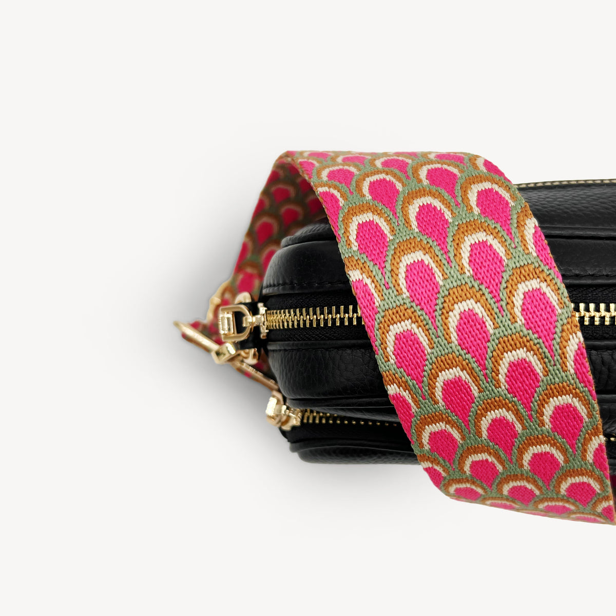 Pink Peacock Strap