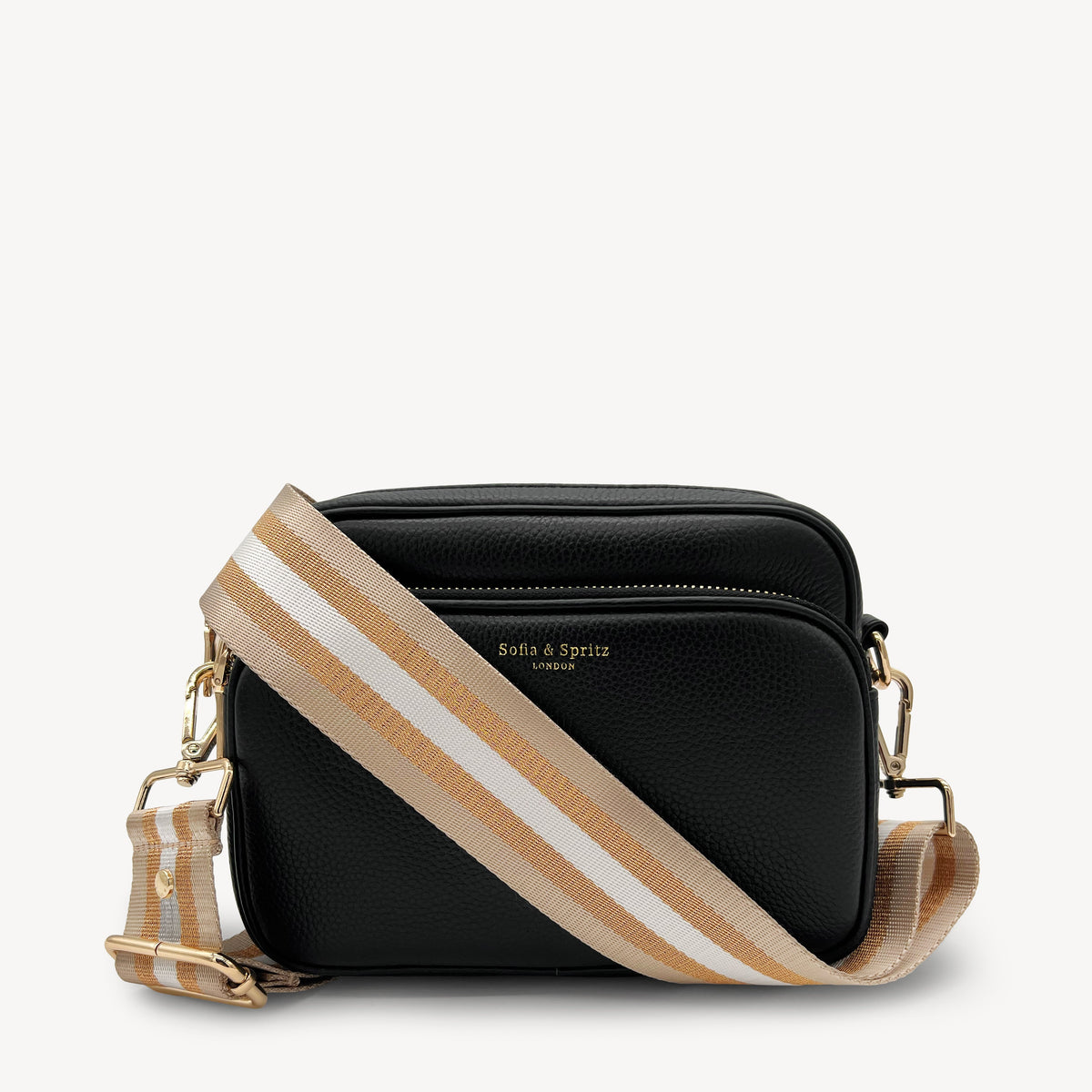 Champagne & Rose Gold Stripe Strap