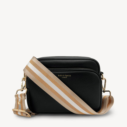 Champagne & Rose Gold Stripe Strap