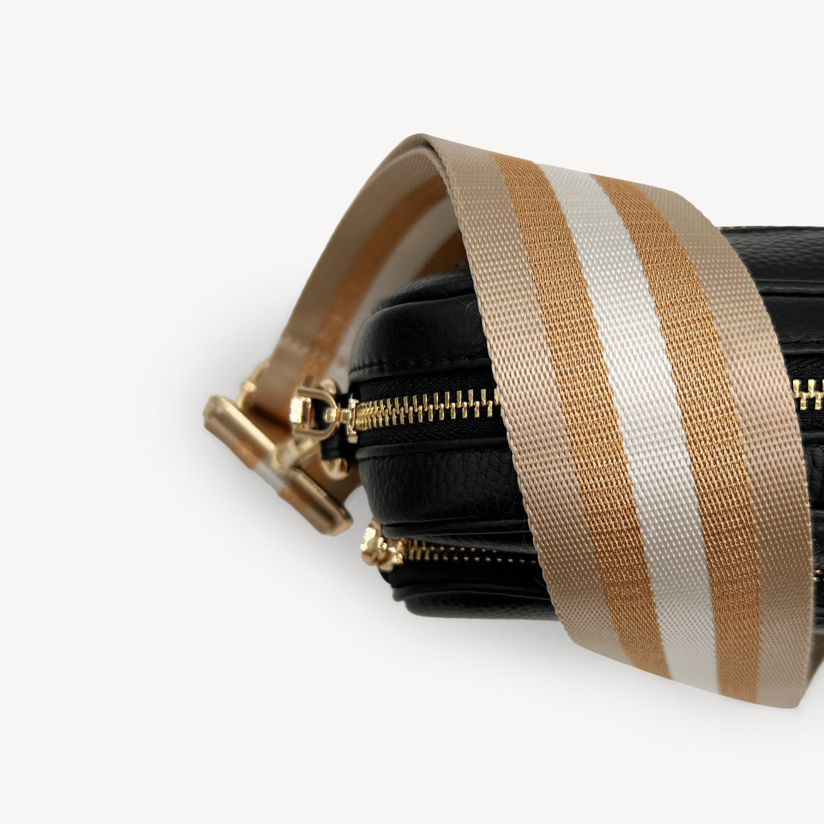 Champagne & Rose Gold Stripe Strap