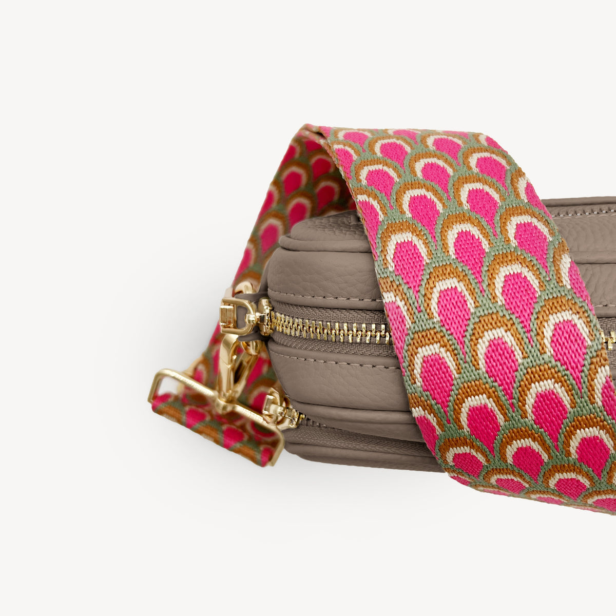 Pink Peacock Strap