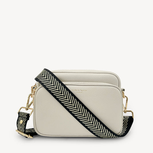 Black & Gold Chevron Strap