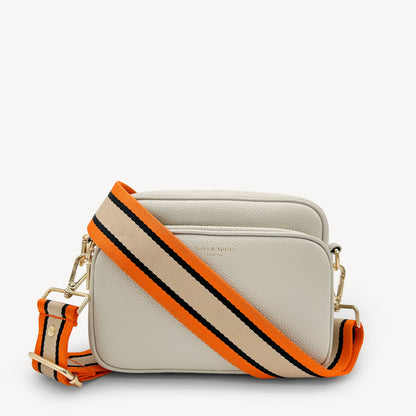 Orange, Tan & Black Stripe Strap