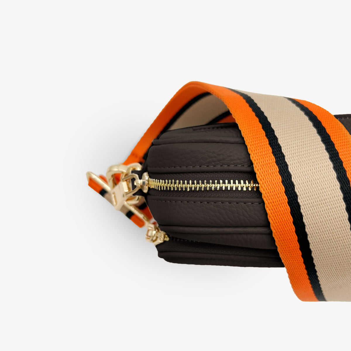 Orange, Tan & Black Stripe Strap