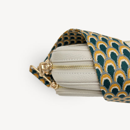Teal Peacock Strap