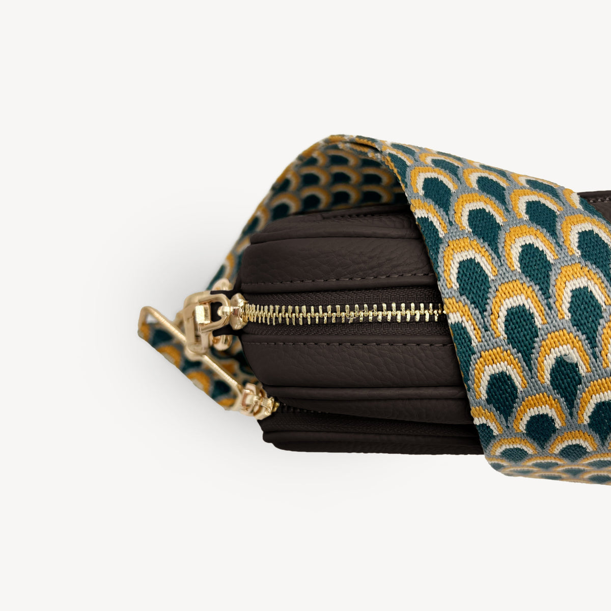 Teal Peacock Strap