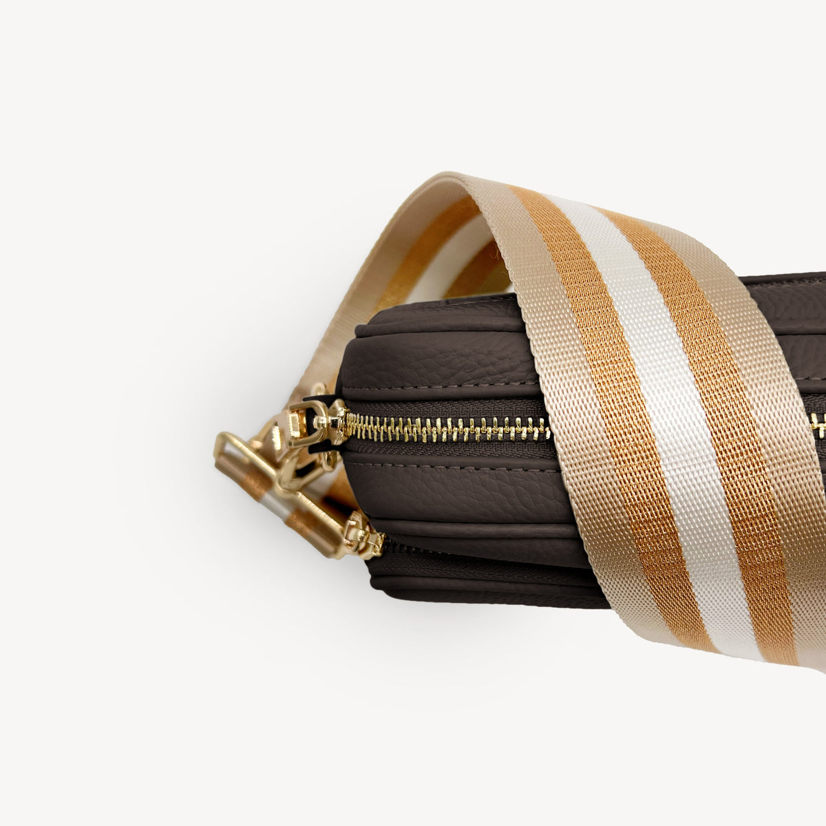 Champagne & Rose Gold Stripe Strap