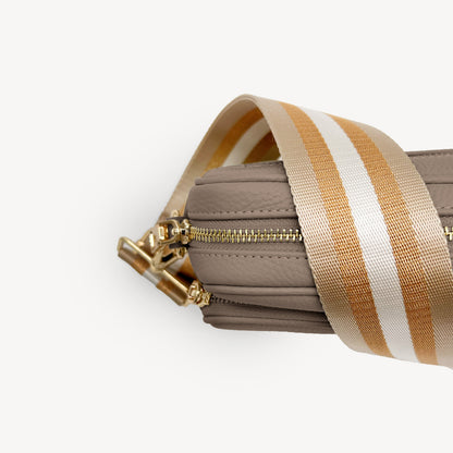 Champagne & Rose Gold Stripe Strap