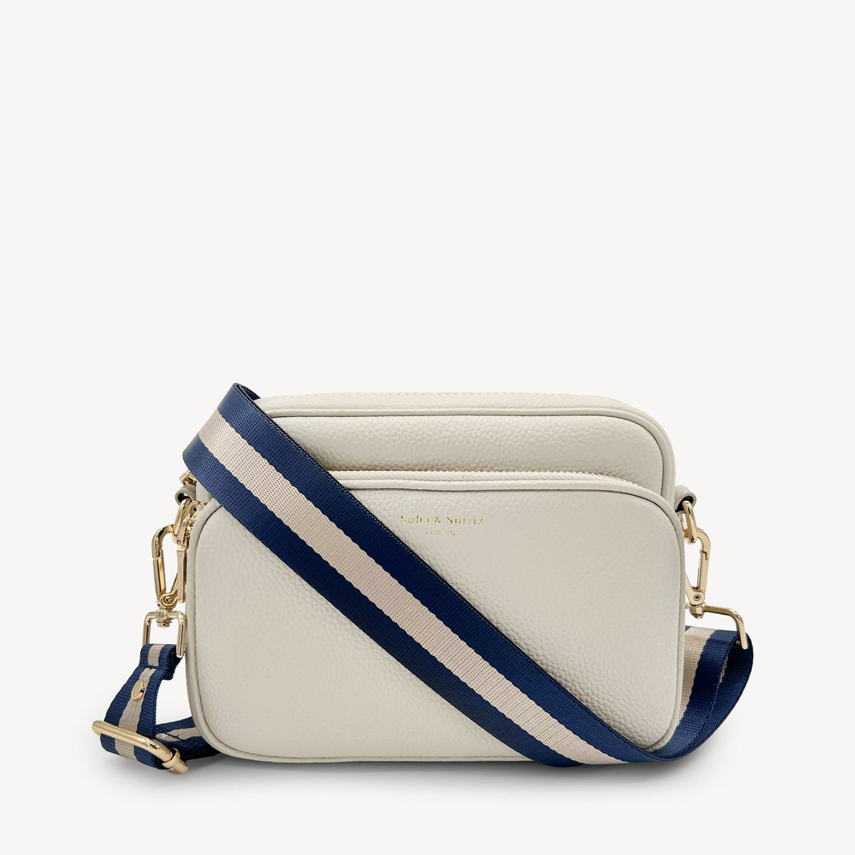 Navy & Gold Stripe Strap