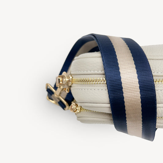 Navy & Gold Stripe Strap