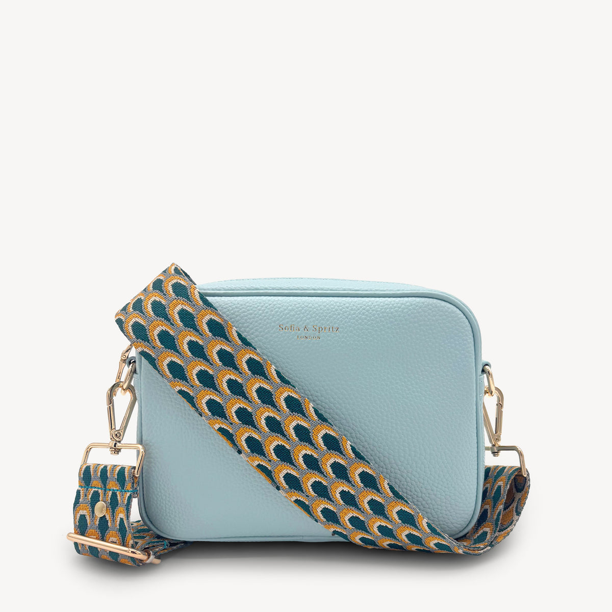 Teal Peacock Strap