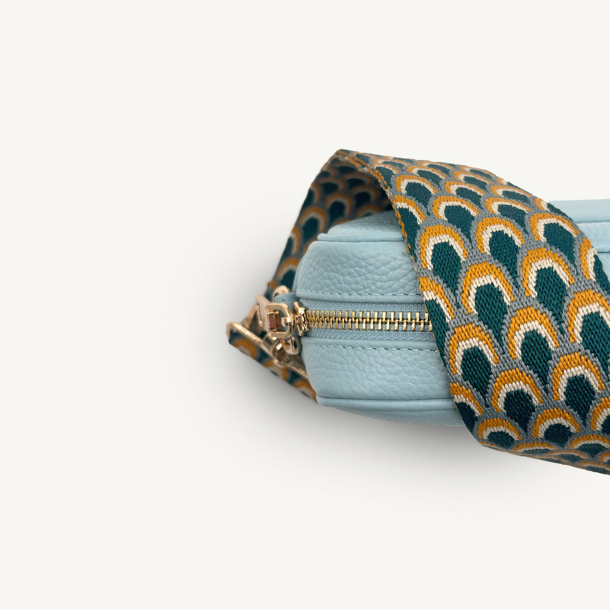 Teal Peacock Strap