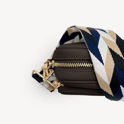 Navy & White Mosaic Strap