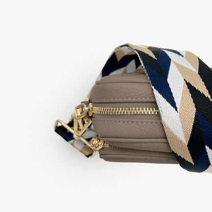 Navy & White Mosaic Strap
