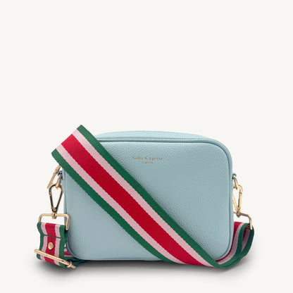 Red, Pink & Green Stripe Strap