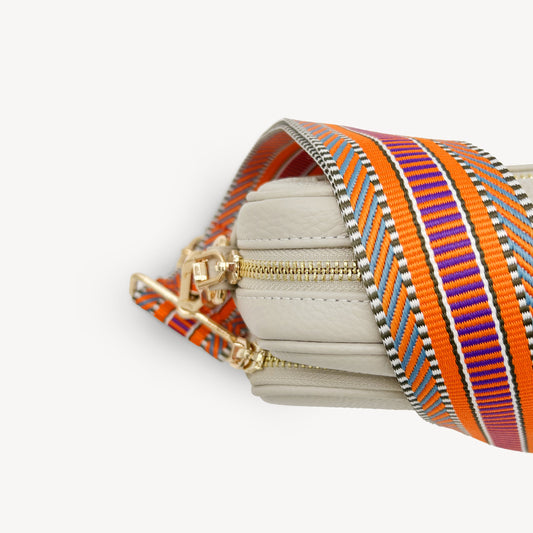 Orange Assortment Stripe Aztec Strap