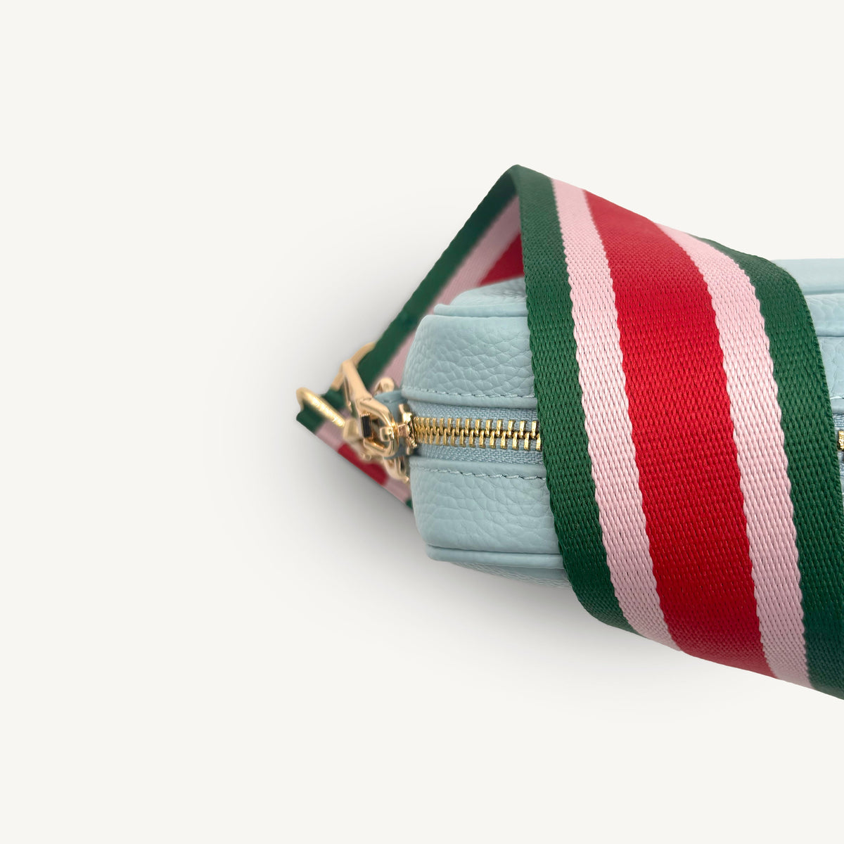 Red, Pink & Green Stripe Strap