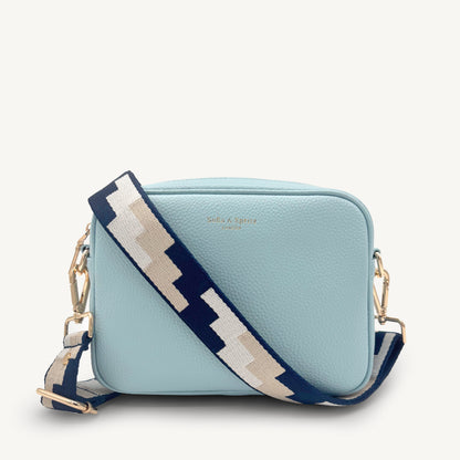 Navy, Stone & Tan Puzzle Strap