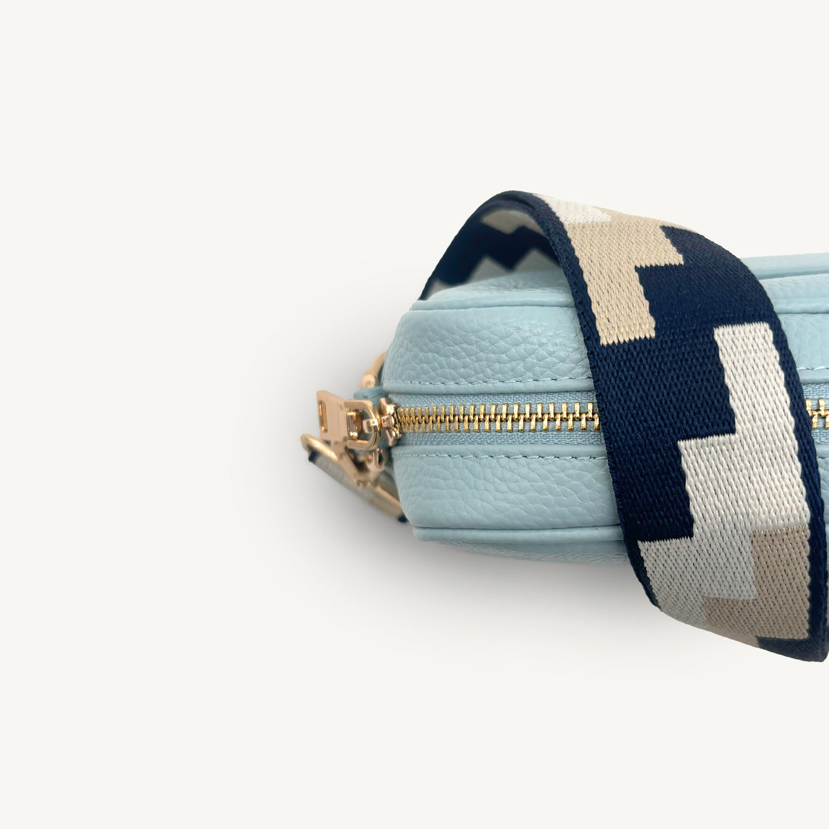 Navy, Stone & Tan Puzzle Strap