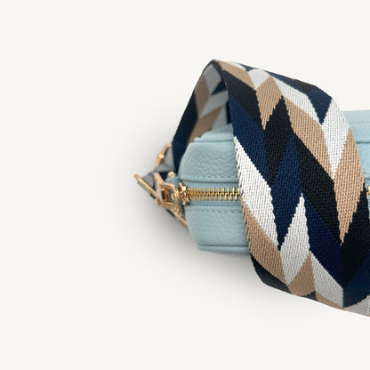 Navy & White Mosaic Strap