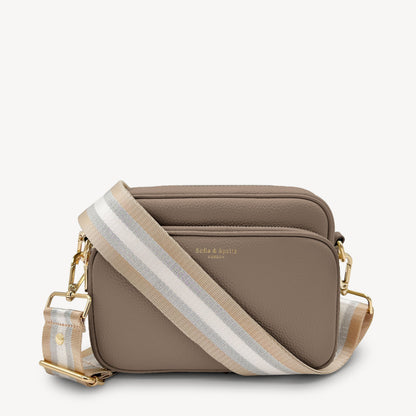 Champagne & Silver Stripe Strap
