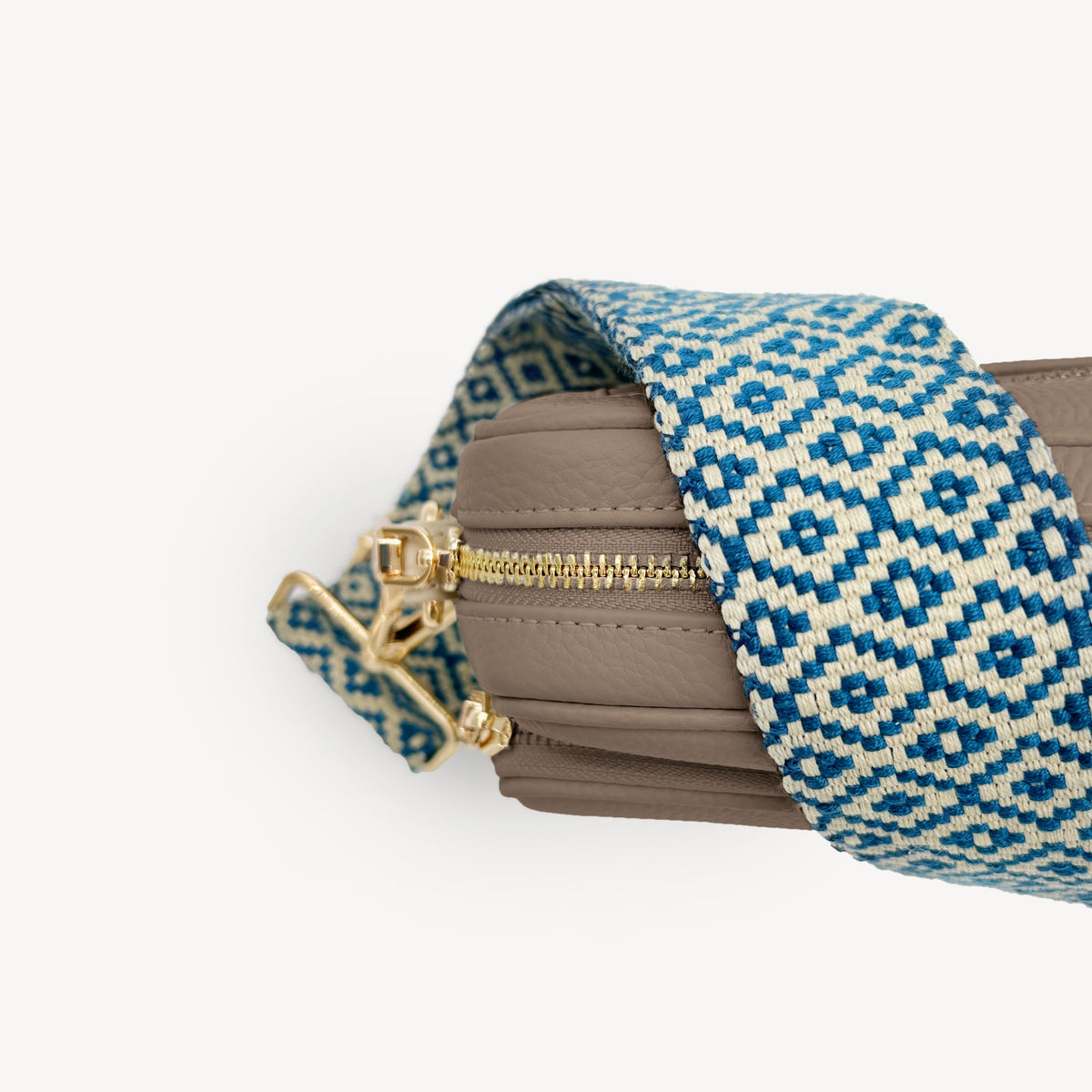 Blue & Stone Embroidered Strap