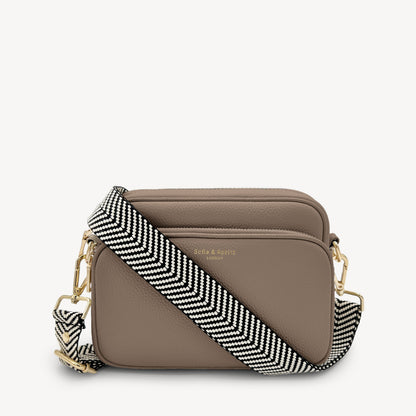 Black & White Chevron Strap