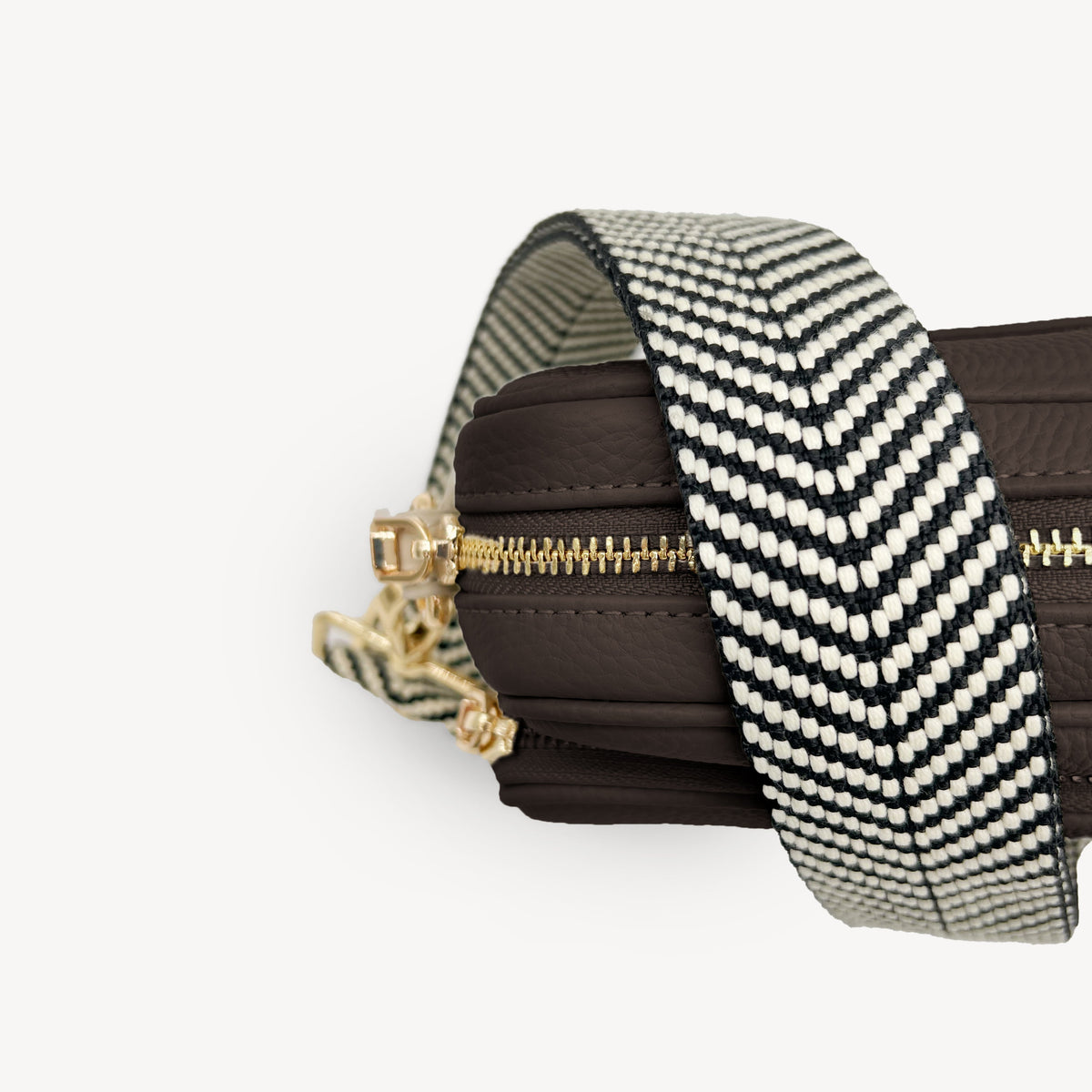 Black & White Chevron Strap