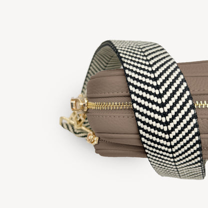 Black & White Chevron Strap