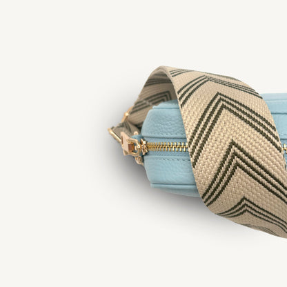 Olive Green & Stone Arrow Strap