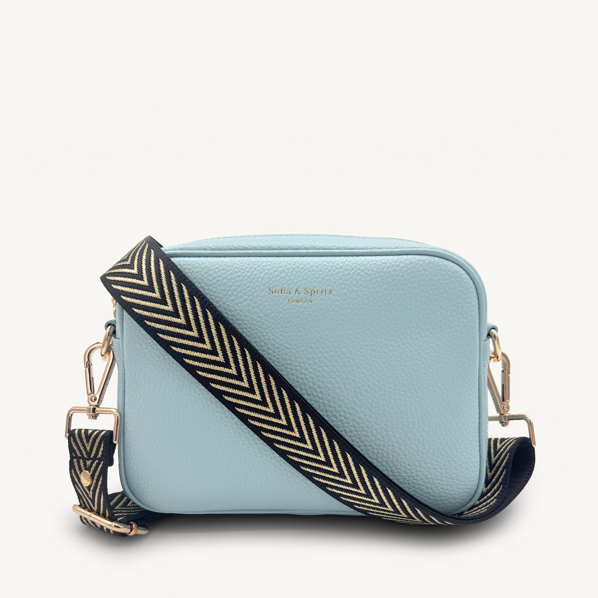 Black & Gold Chevron Strap