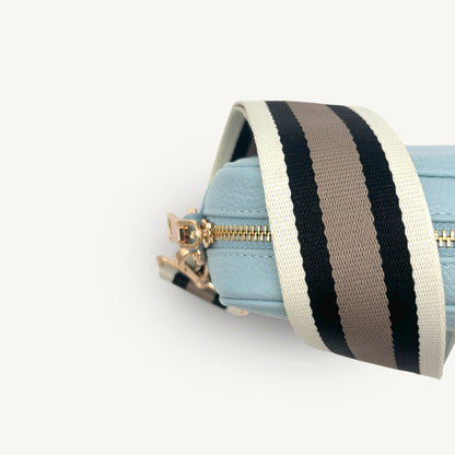 Black, Stone & Tan Stripe Strap