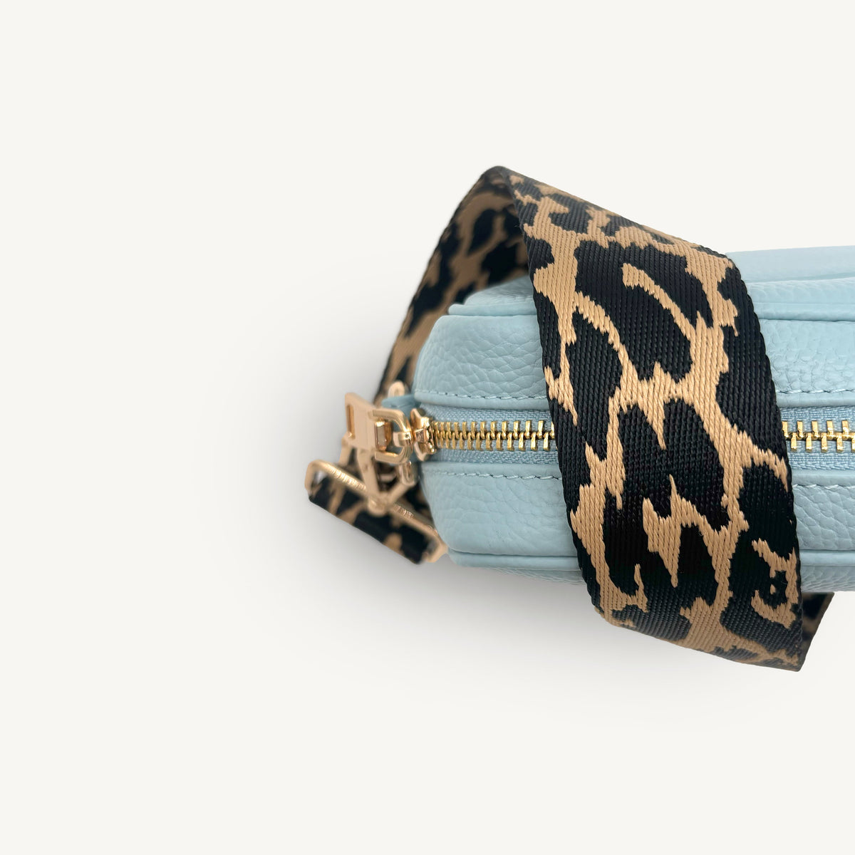 Black & Beige Leopard Strap