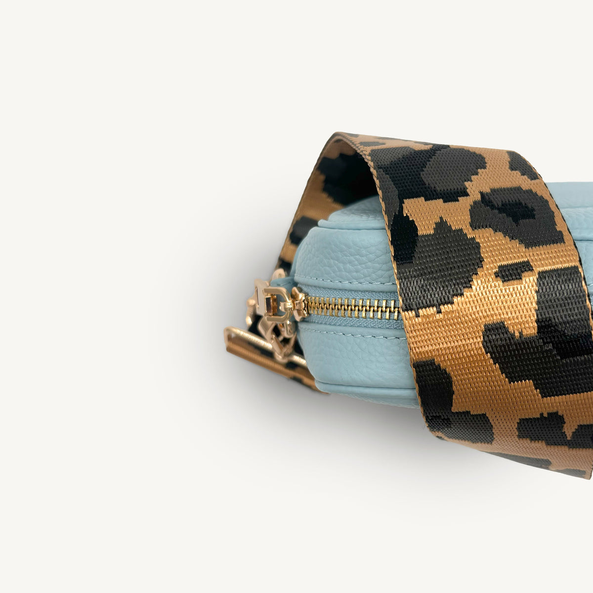 Gold & Grey Leopard Strap