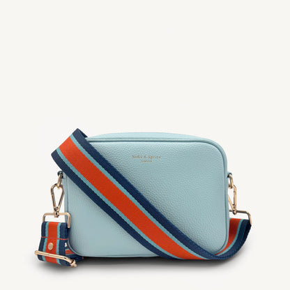 Orange & Navy Stripe Strap