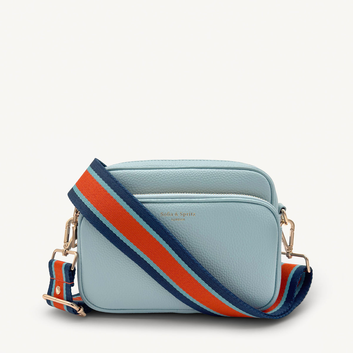 Orange & Navy Stripe Strap