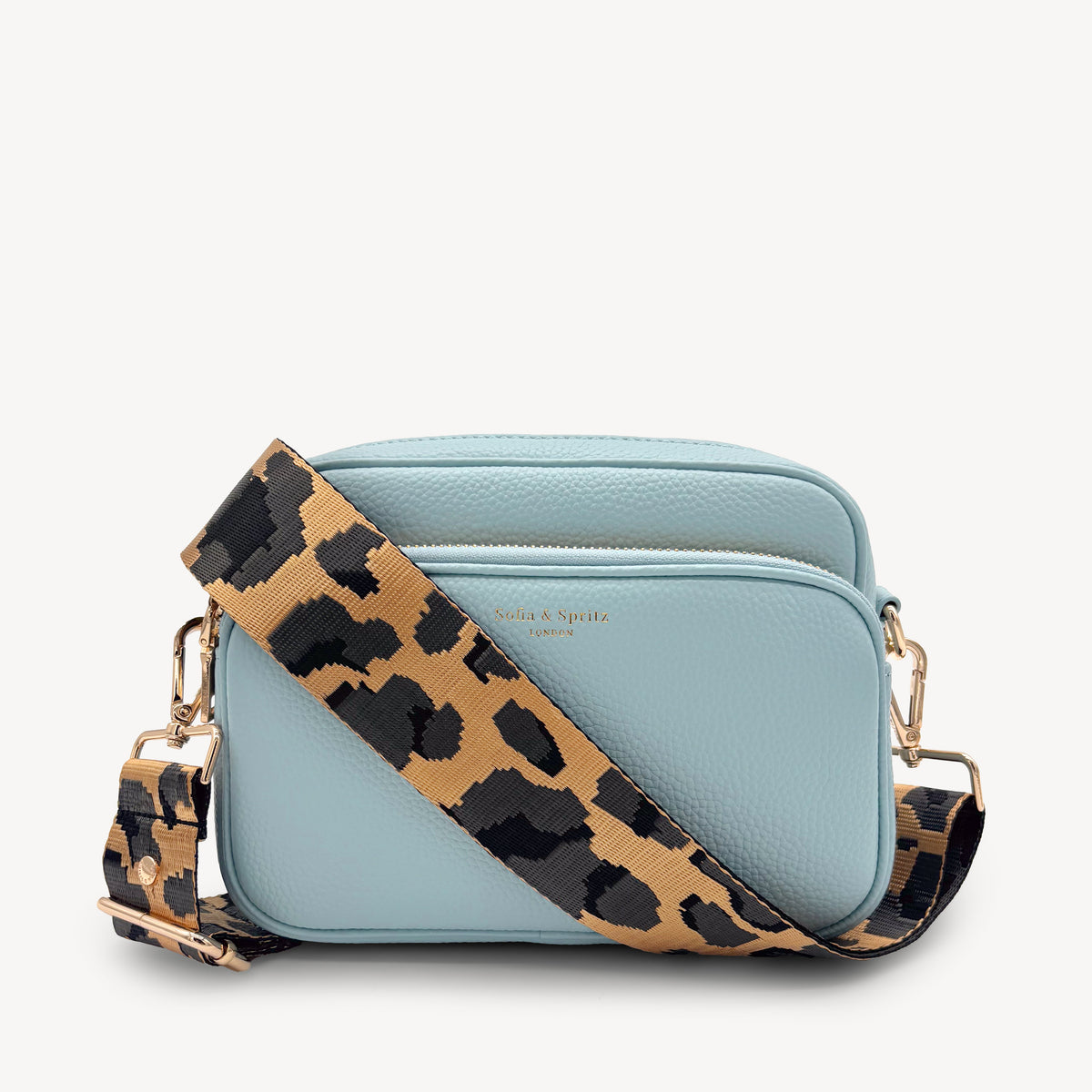 Gold & Grey Leopard Strap