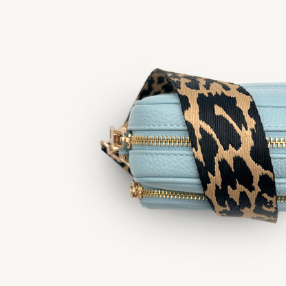 Black & Beige Leopard Strap