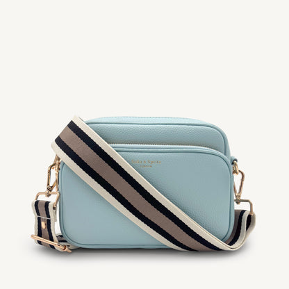 Black, Stone & Tan Stripe Strap