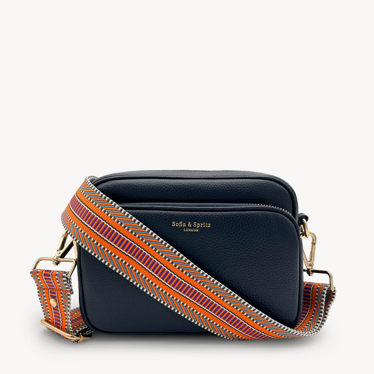 Orange Assortment Stripe Aztec Strap