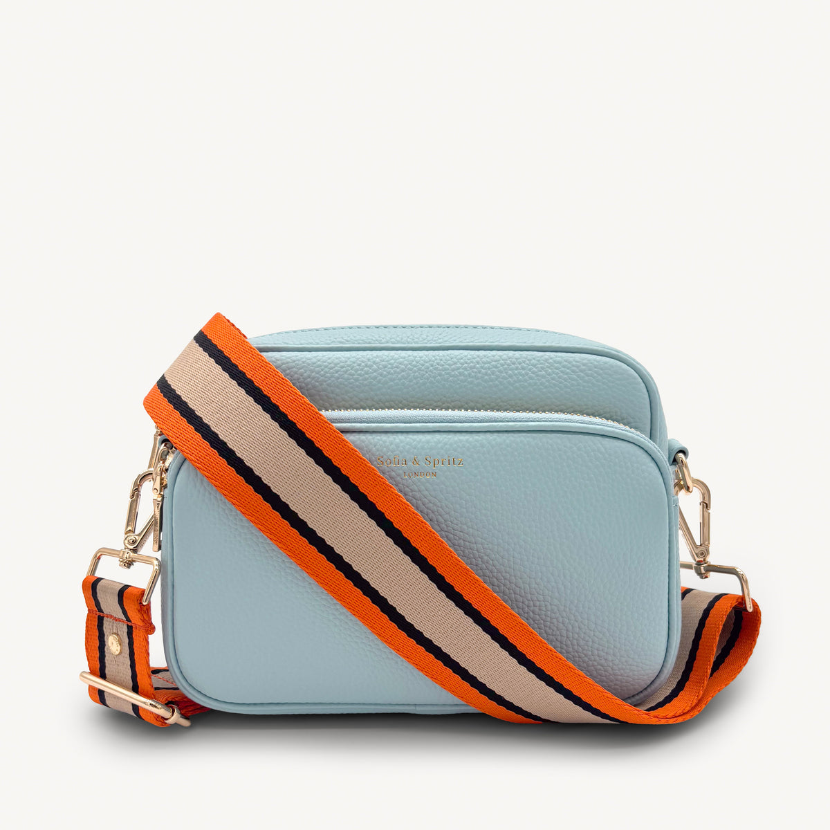 Orange, Tan & Black Stripe Strap