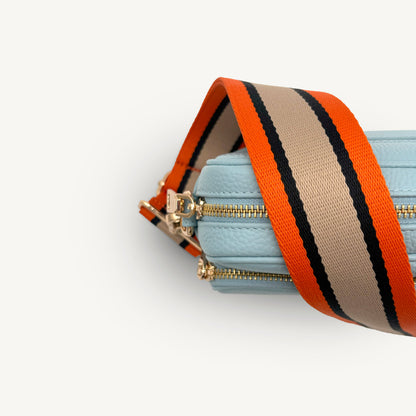 Orange, Tan & Black Stripe Strap