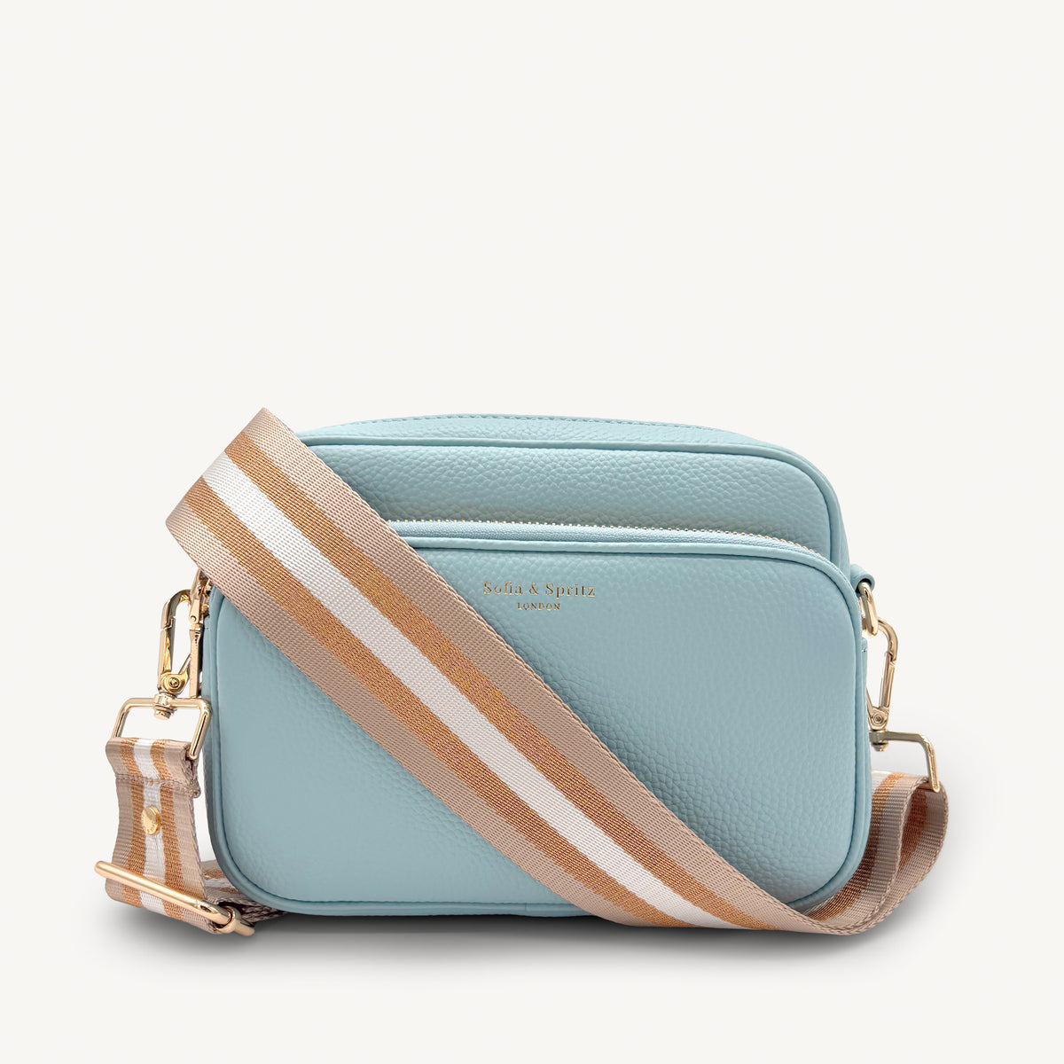 Champagne & Rose Gold Stripe Strap