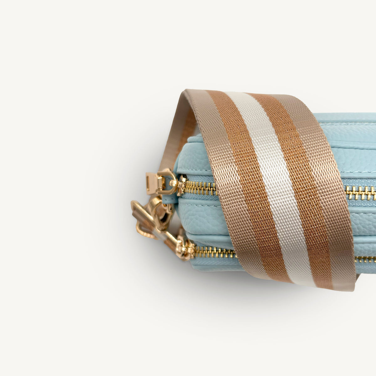 Champagne & Rose Gold Stripe Strap